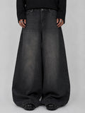 Jet Black Super Wide Leg