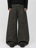 Brown Leaperd Wide Leg