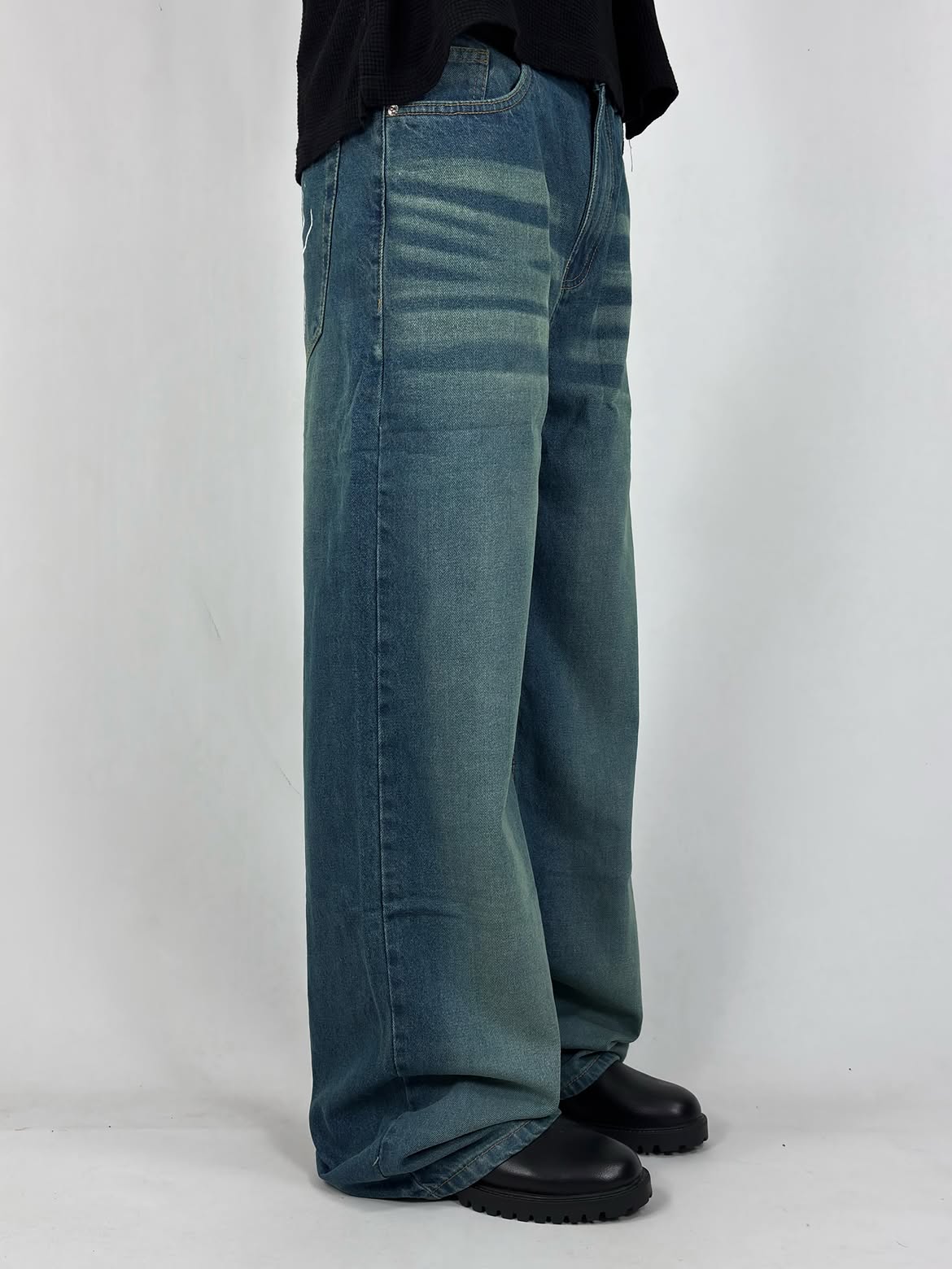 VTG Spider Green Wide Leg