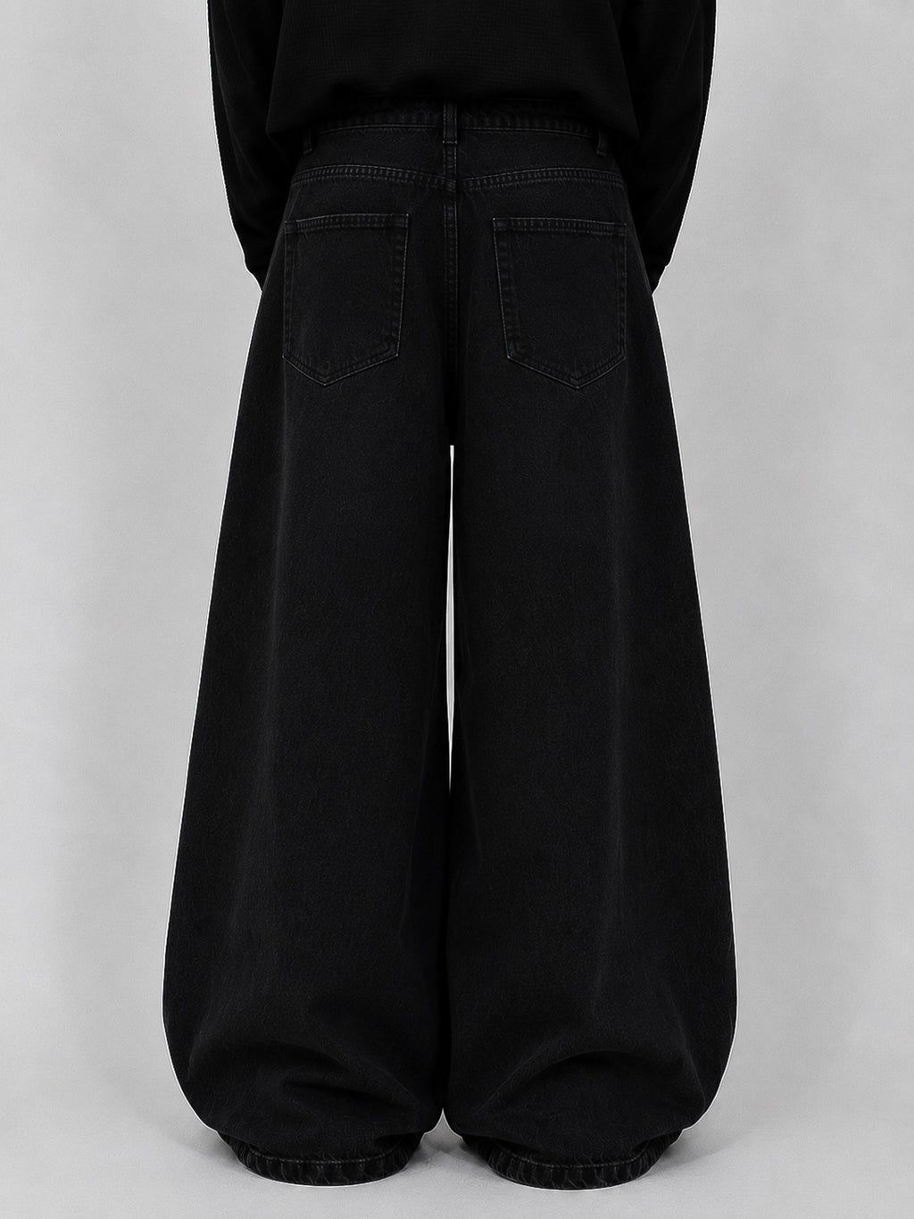 Jet Black Wide Leg