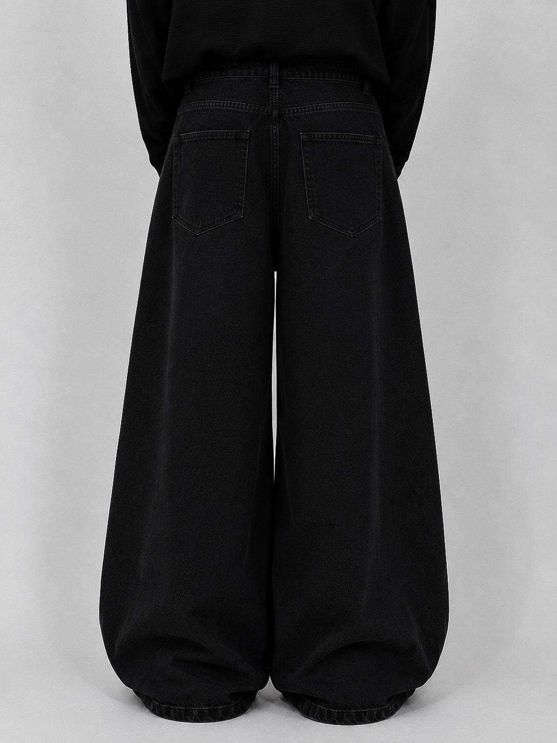 Jet Black Wide Leg