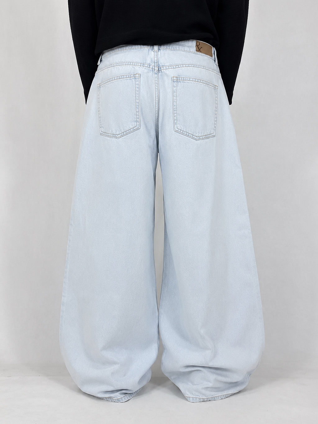 Half White Wide Leg