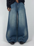 Zig Zag Wash Super Wide Leg