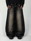 Brown Washed Wide Leg