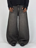 Charcoal Brown Spider Wide Leg