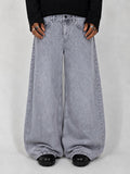 Mid Grey Wide Leg