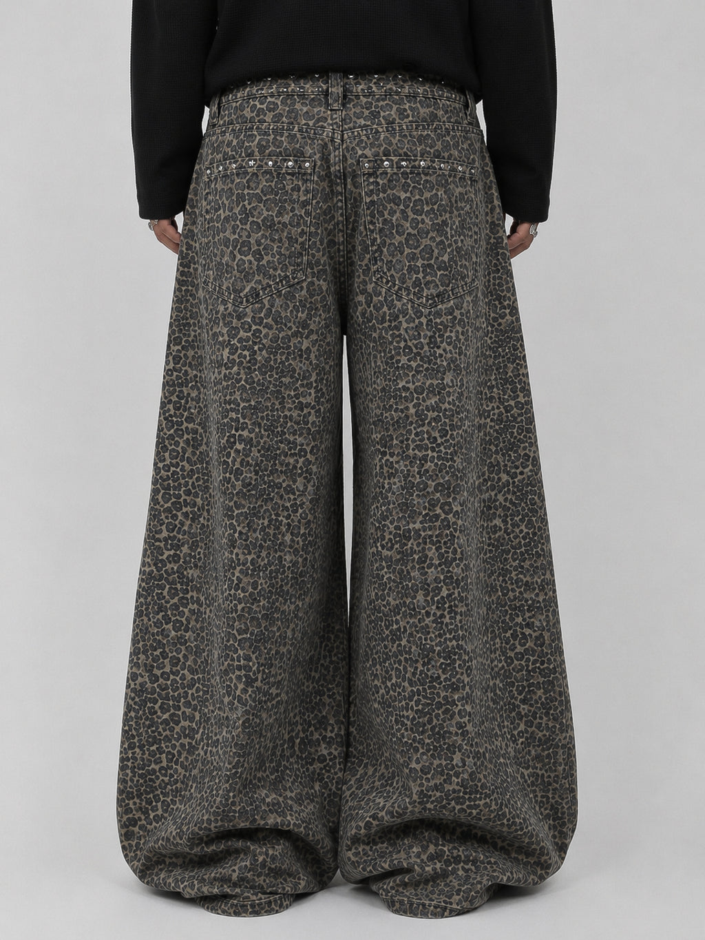 Leopard Brown Super Wide Leg