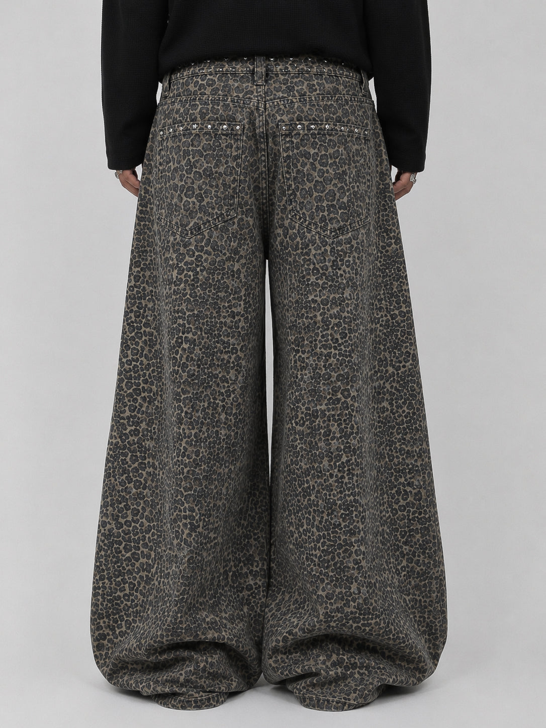 Leopard Brown Super Wide Leg