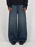 Drk Green Spider Wide Leg