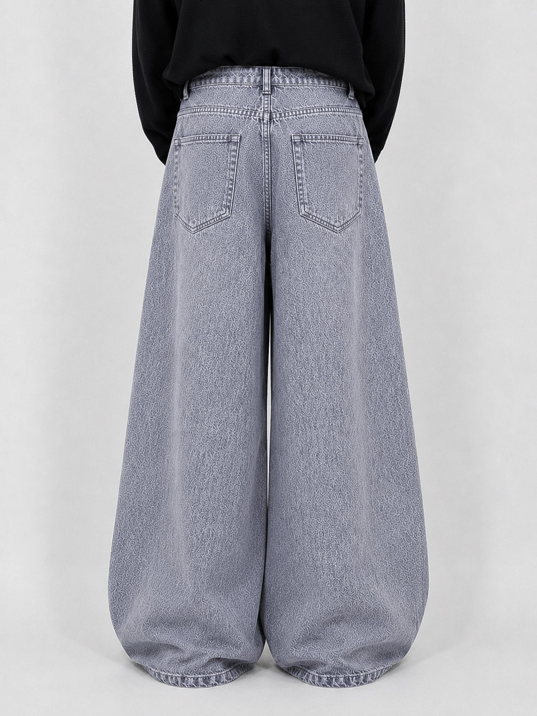 Mid Grey Wide Leg