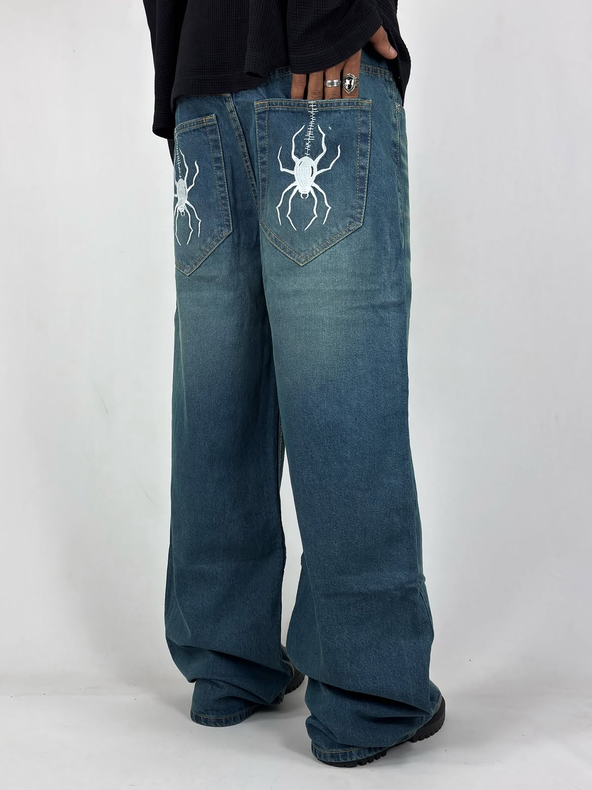 VTG Spider Green Wide Leg