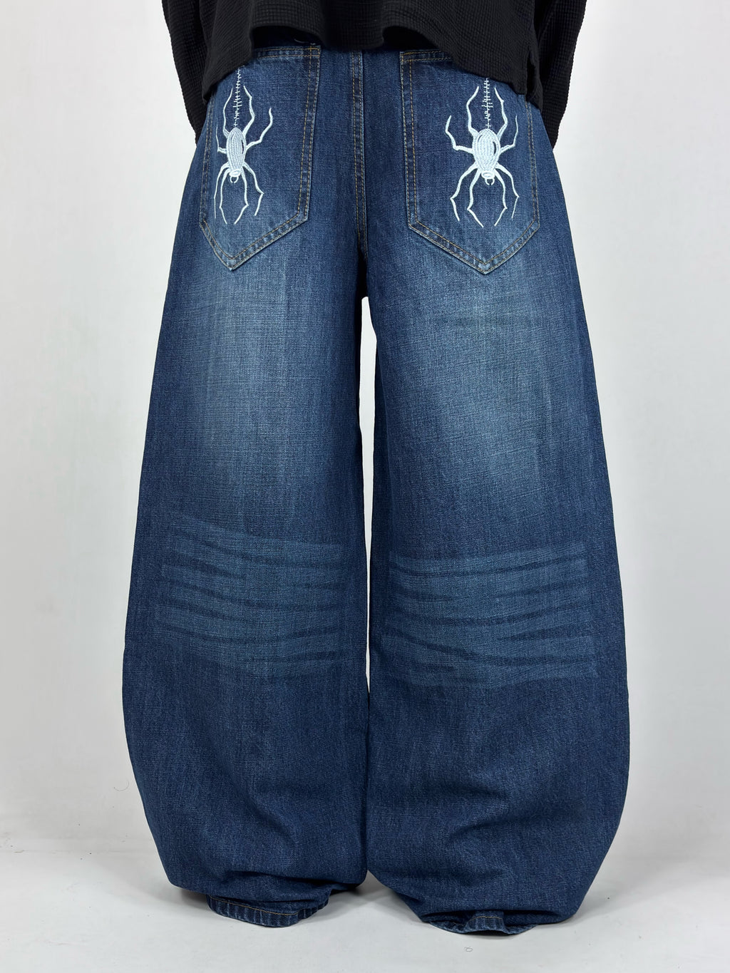 Blue Spider Wide Leg