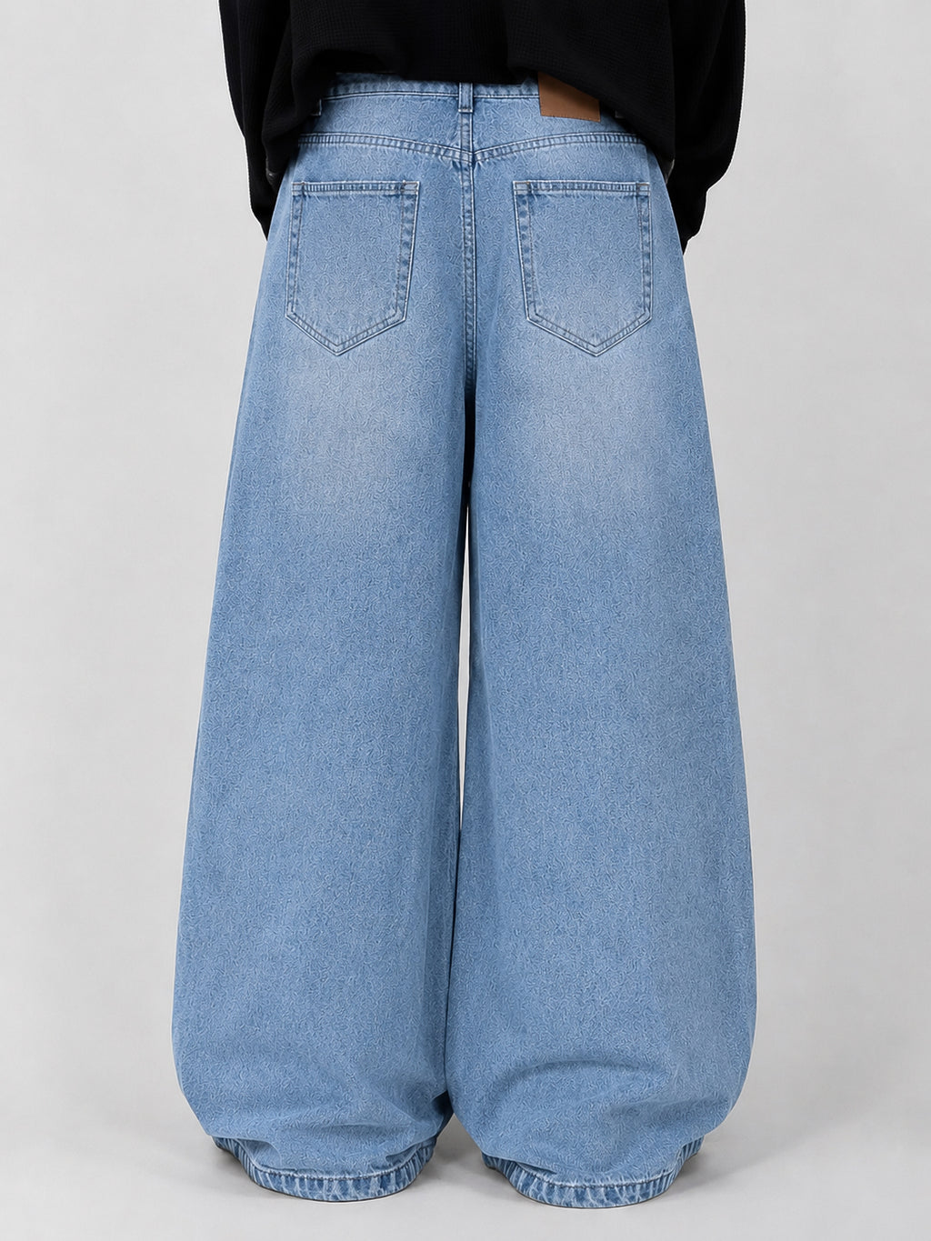 Blue Wash Wide Leg
