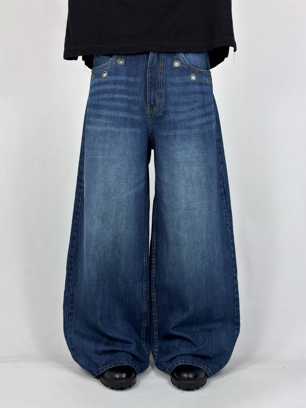 Blue Spider Wide Leg