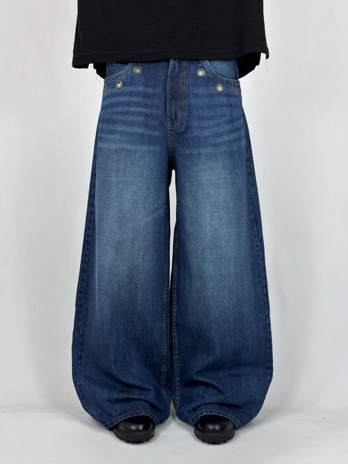 Blue Spider Wide Leg