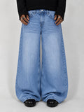 Blue Wash Wide Leg