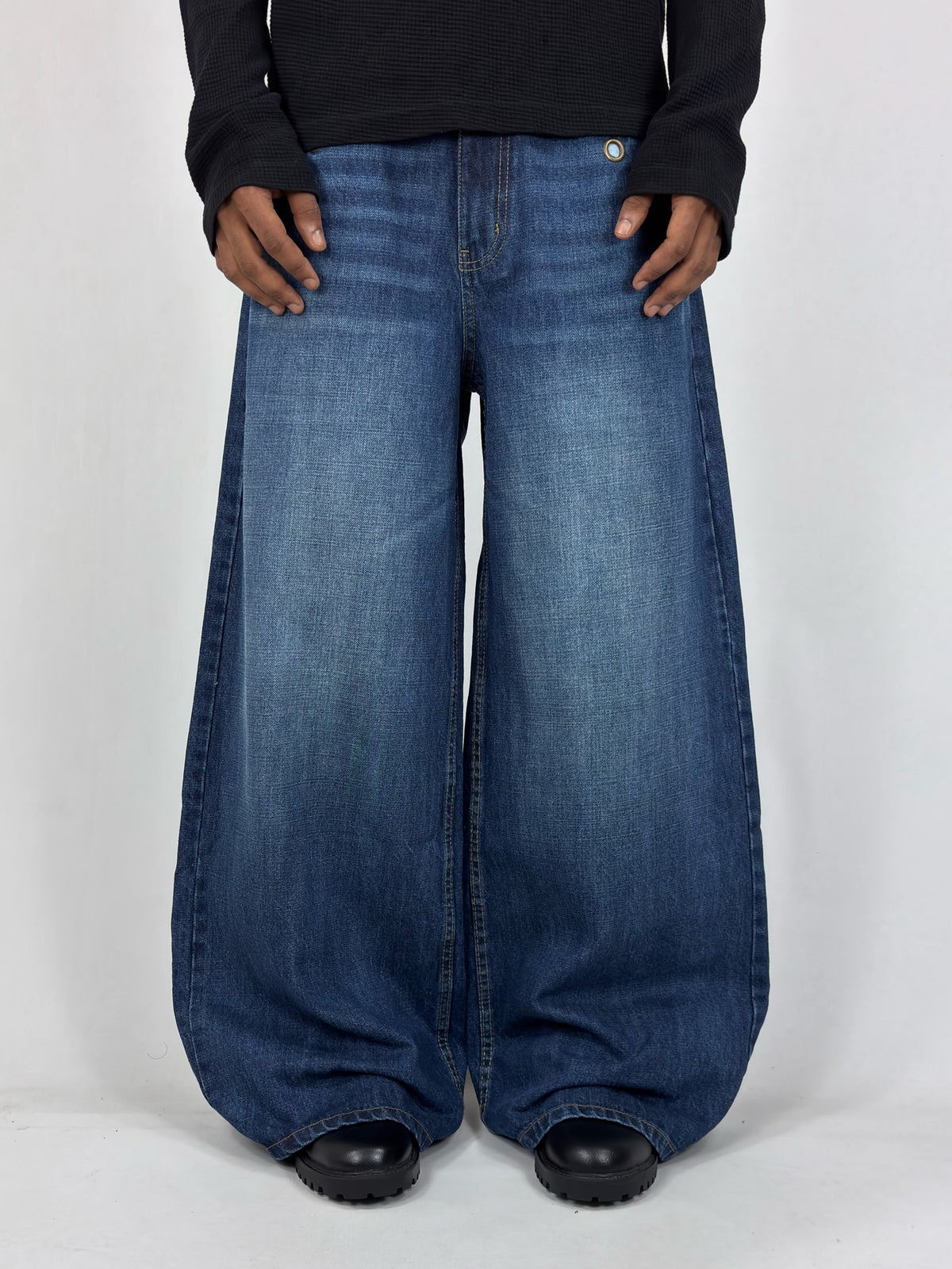 Blue Spider Wide Leg