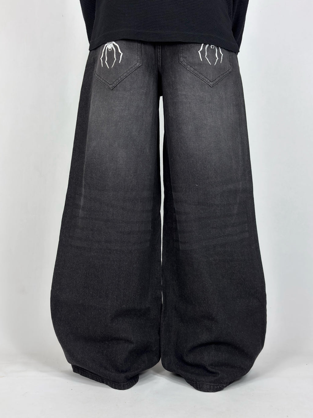 Spider Black Wide Leg
